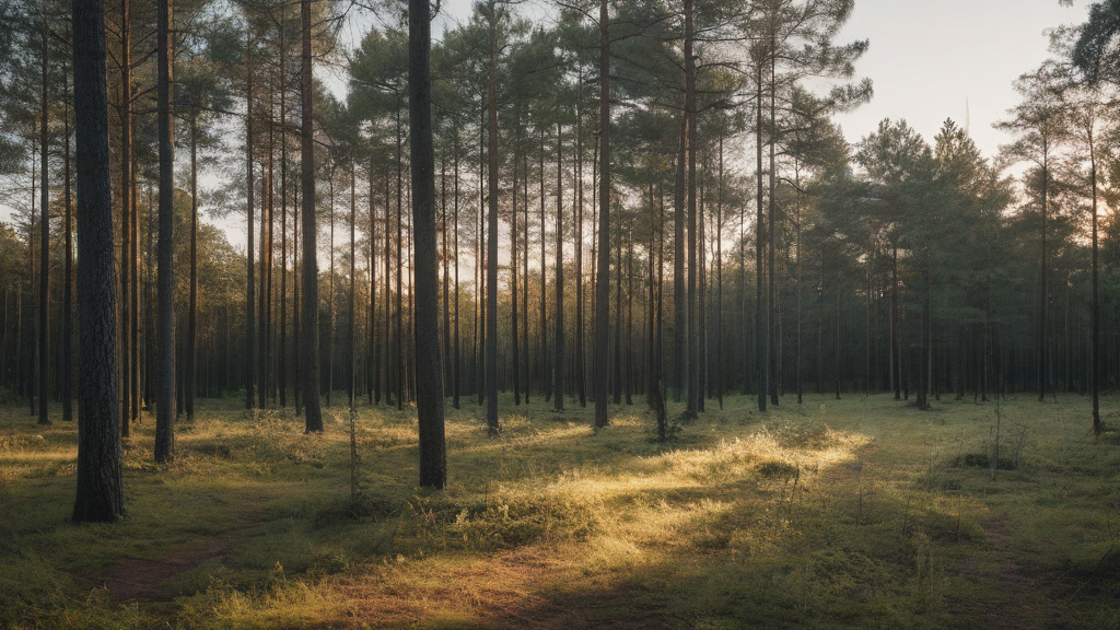 En stilla skogsstig i gryning — bilden representerar balans, eftertanke och vikten av ansvarsfullt spel.
